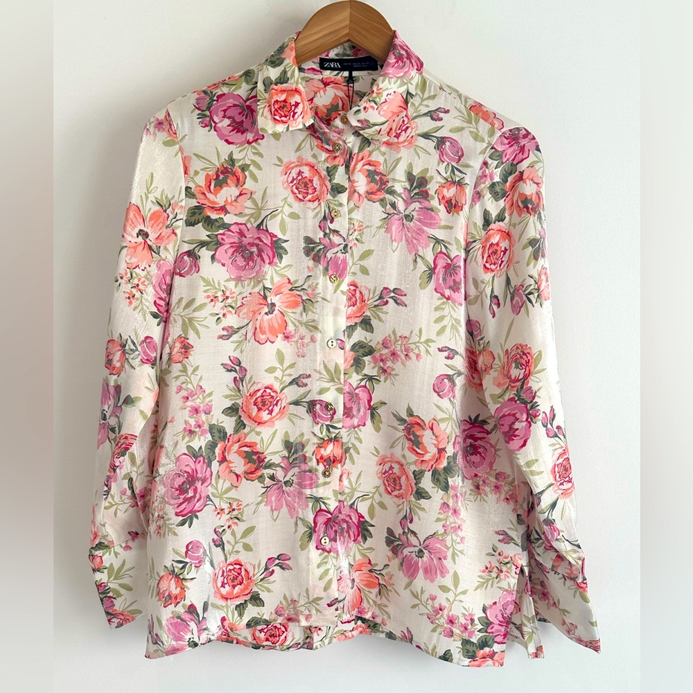 Zara Floral Blouse